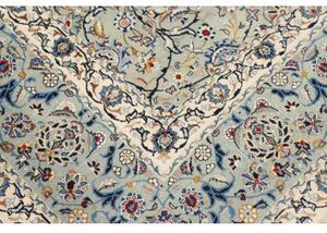 Tappeto Kashan Floreale Celeste Blu 295x394 Cm