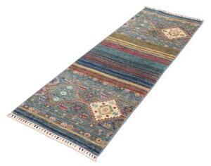 Tappeto Istintia Geometrico Blu Beige Corsia 61x173 Cm