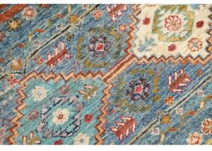 Tappeto Istintia Geometrico Blu Beige Corsia 61x173 Cm