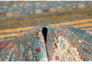 Tappeto Istintia Geometrico Blu Beige Corsia 61x173 Cm
