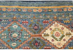 Tappeto Istintia Geometrico Blu Beige Corsia 61x173 Cm