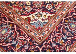 Tappeto Ardakan Medaglione Floreale Rosso Blu Scuro 198x302 Cm
