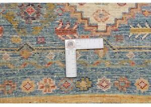 Tappeto Istintia Geometrico Blu Beige Corsia 61x173 Cm
