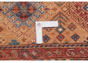 Tappeto Samarkand Geometrico Terracotta Ocra Corsia 74x303 Cm
