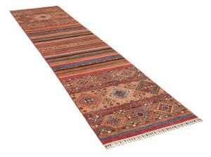 Tappeto Samarkand Geometrico Terracotta Ocra Corsia 74x303 Cm