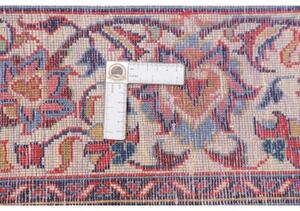 Tappeto Sarough Medaglione Floreale Rosso Avorio 197x298 Cm