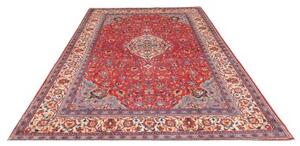 Tappeto Sarough Medaglione Floreale Rosso Avorio 197x298 Cm