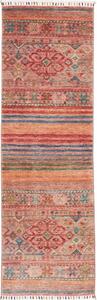 Tappeto Istintia Geometrico Rosso Blu Corsia 58x184 Cm
