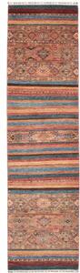 Tappeto Samarkand Geometrico Terracotta Azzurro Corsia 81x302 Cm