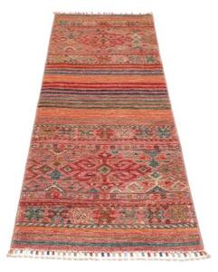 Tappeto Istintia Geometrico Rosso Multicolore Corsia 60x185 Cm