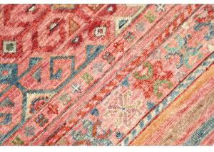 Tappeto Istintia Geometrico Rosso Blu Corsia 58x184 Cm