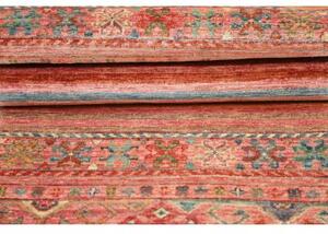 Tappeto Istintia Geometrico Rosso Blu Corsia 58x184 Cm