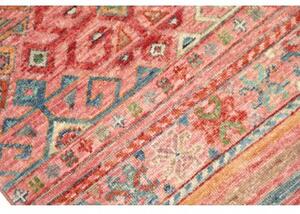 Tappeto Istintia Geometrico Rosso Blu Corsia 58x184 Cm