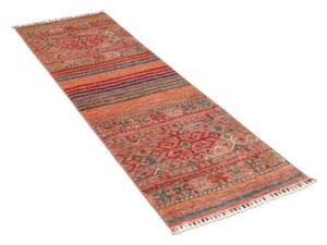 Tappeto Istintia Geometrico Rosso Multicolore Corsia 60x185 Cm