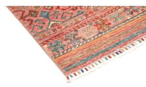 Tappeto Istintia Geometrico Rosso Blu Corsia 58x184 Cm
