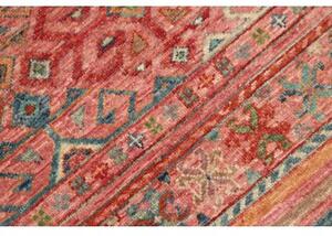 Tappeto Istintia Geometrico Rosso Multicolore Corsia 60x185 Cm