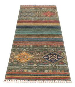 Tappeto Istintia Geometrico Verde Petrolio Blu Corsia 61x183 Cm
