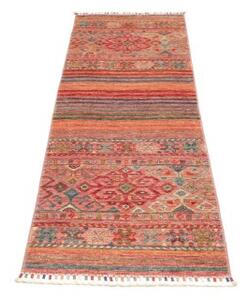 Tappeto Istintia Geometrico Rosso Blu Corsia 58x184 Cm