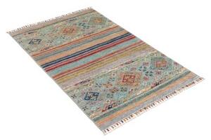 Tappeto Istintia Geometrico Azzurro Arancione 81x124 Cm