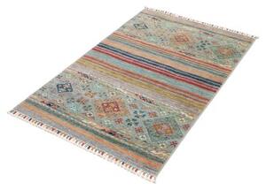 Tappeto Istintia Geometrico Azzurro Arancione 81x124 Cm