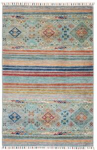 Tappeto Istintia Geometrico Azzurro Arancione 81x124 Cm