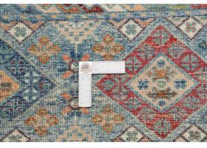 Tappeto Istintia Geometrico Blu Petrolio Rosso Mattone 81x124 Cm