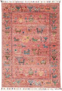 Tappeto Istintia Figurativo Rosso Multicolore 64x89 Cm