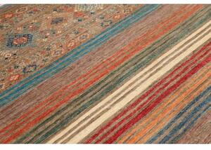 Tappeto Istintia Geometrico Marrone Blu Petrolio 170x234 Cm