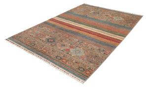 Tappeto Istintia Geometrico Marrone Blu Petrolio 170x234 Cm