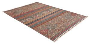 Tappeto Istintia Geometrico Grigio Rosso Ruggine 168x239 Cm