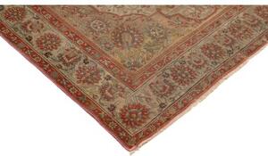 Tappeto Antik Stilizzato Beige Rosso 130x220 Cm
