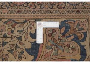 Tappeto Antik Medaglione Floreale Rosa Antico Blu Scuro 128x200 Cm