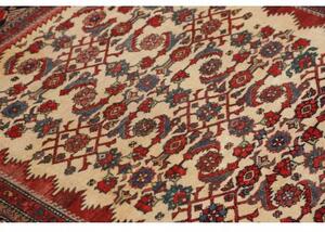 Tappeto Antik Stilizzato Rosso Mattone Avorio 140x185 Cm