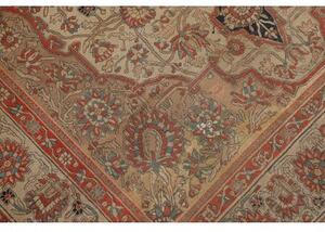 Tappeto Antik Stilizzato Beige Rosso 130x220 Cm