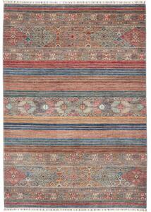 Tappeto Istintia Geometrico Grigio Rosso Ruggine 168x239 Cm