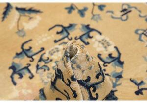 Tappeto Antik Medaglione Floreale Beige Blu 121x200 Cm