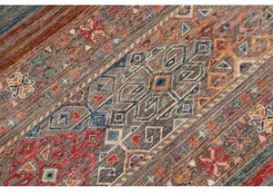 Tappeto Istintia Geometrico Grigio Rosso Ruggine 168x239 Cm