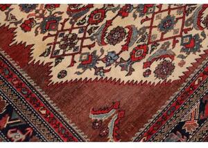 Tappeto Antik Stilizzato Rosso Mattone Avorio 140x185 Cm