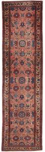 Tappeto Antik Stilizzato Mattone Blu Scuro Corsia 80x290 Cm