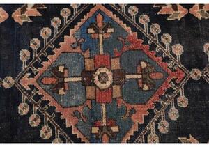 Tappeto Antik Stilizzato Blu Scuro Rosa Antico 97x150 Cm