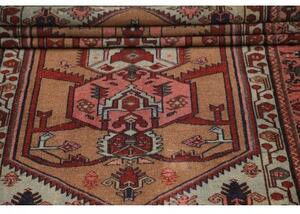 Tappeto Antik Stilizzato Rosso Mattone Azzurro 109x190 Cm