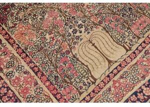Tappeto Antik Floreale Rosso Scuro Avorio 138x206 Cm
