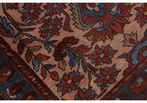 Tappeto Antik Medaglione Floreale Rosa Blu 106x197 Cm
