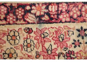 Tappeto Antik Floreale Rosso Scuro Avorio 138x206 Cm
