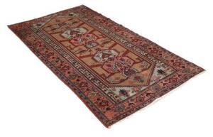 Tappeto Antik Stilizzato Rosso Mattone Azzurro 109x190 Cm