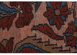 Tappeto Antik Medaglione Floreale Rosa Blu 106x197 Cm