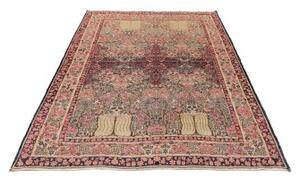 Tappeto Antik Floreale Rosso Scuro Avorio 138x206 Cm