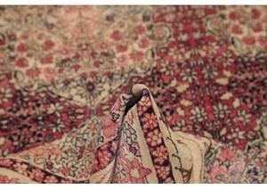 Tappeto Antik Floreale Rosso Scuro Avorio 138x206 Cm