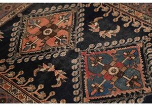 Tappeto Antik Stilizzato Blu Scuro Rosa Antico 97x150 Cm