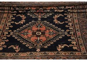 Tappeto Antik Stilizzato Blu Scuro Rosa Antico 97x150 Cm